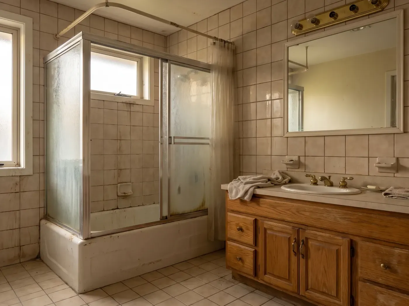 Before: The real bathroom