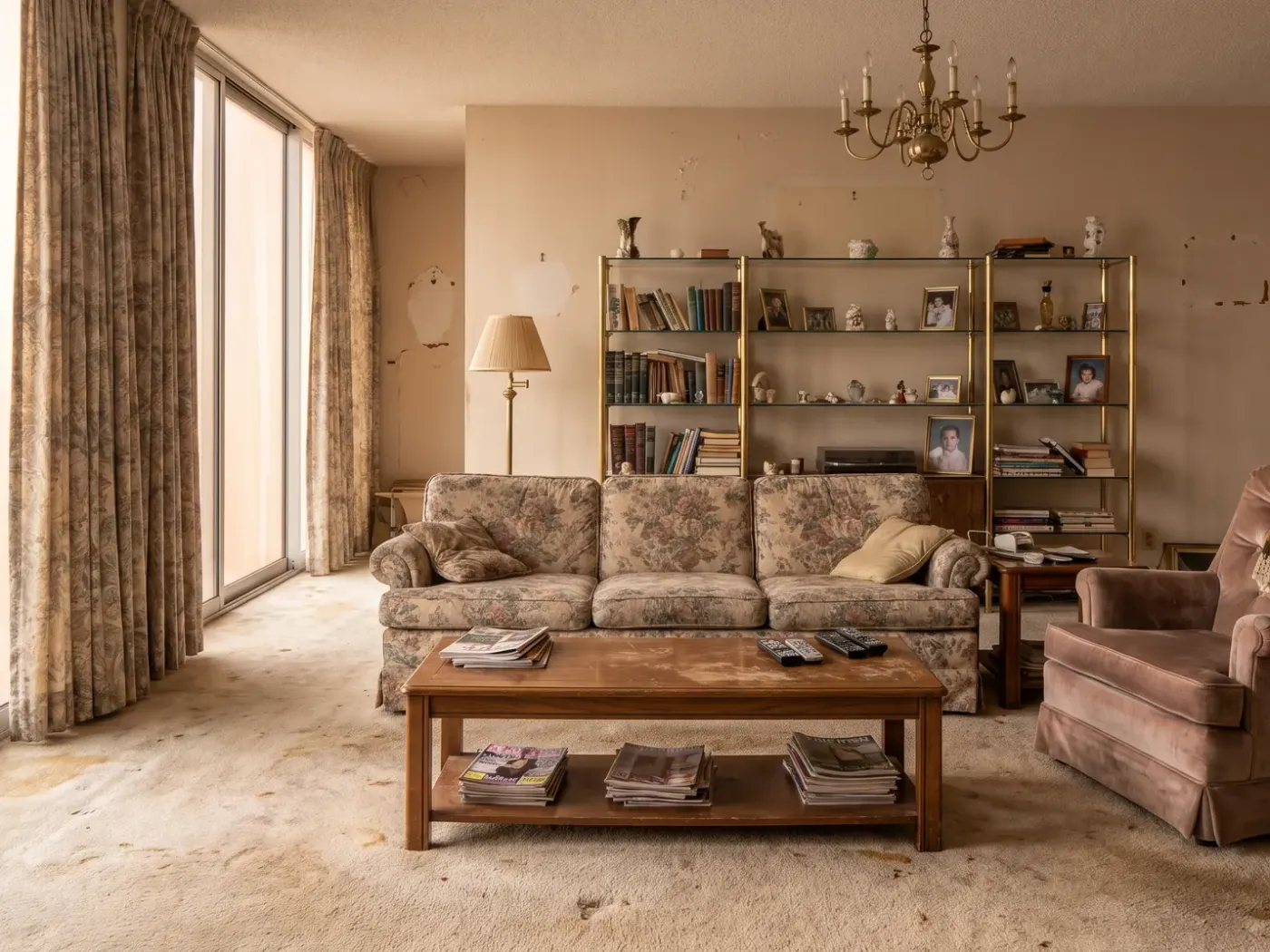 Before: The real living room
