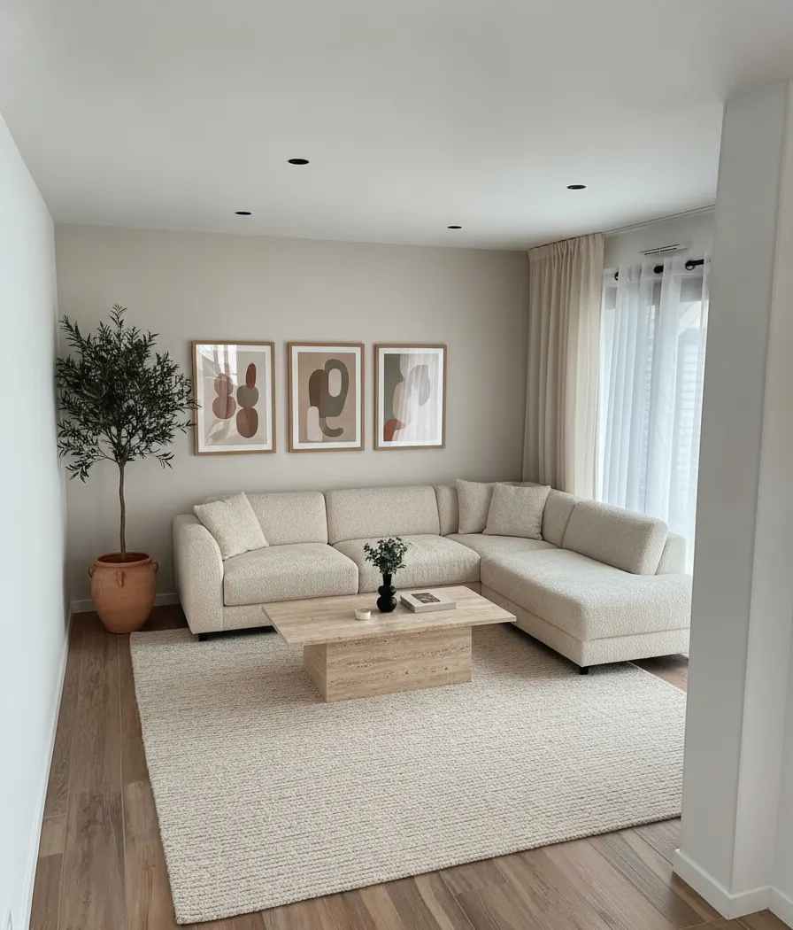 After: Warm minimal