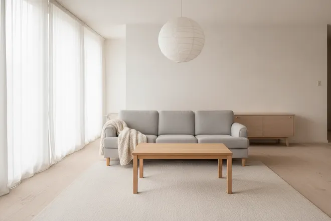 Scandinavian living room render