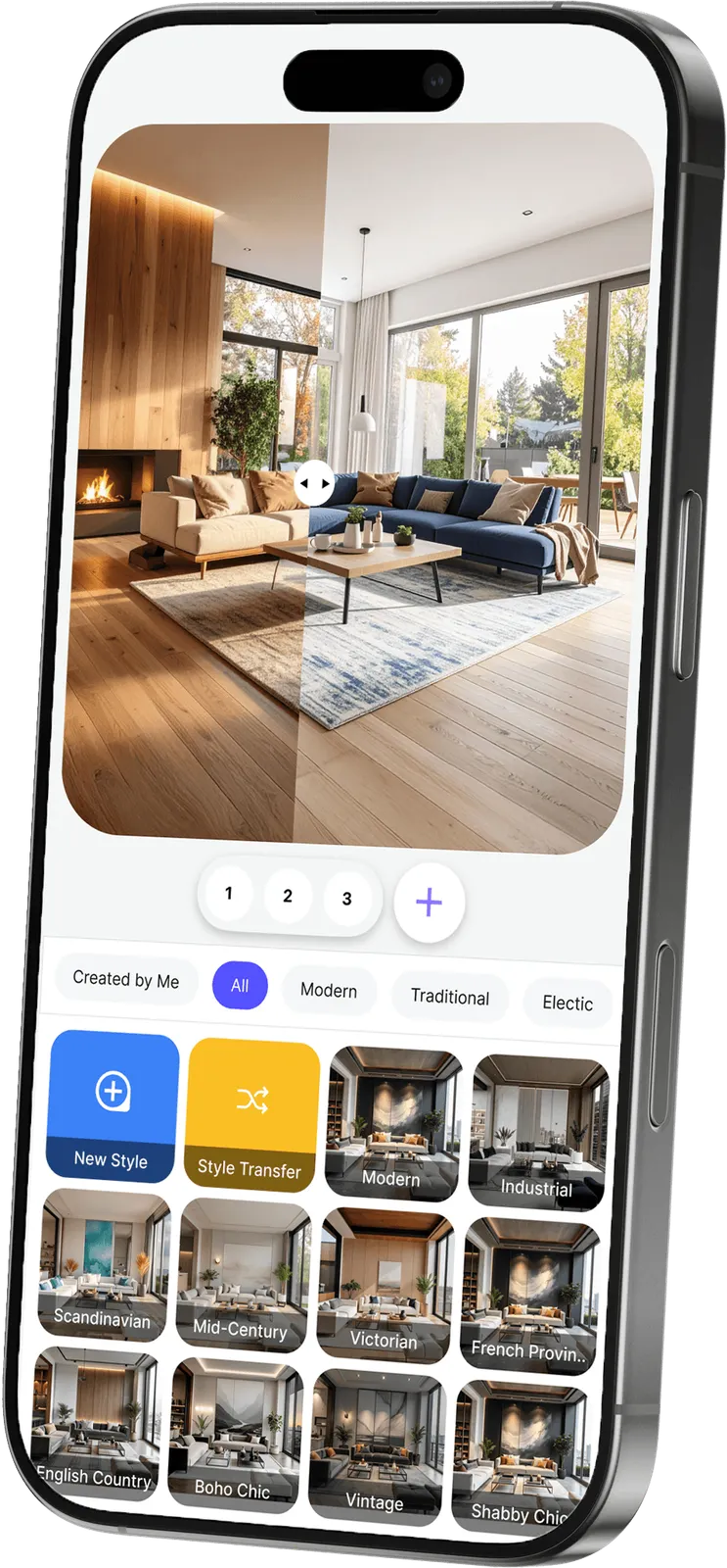 Renovate AI on iPhone