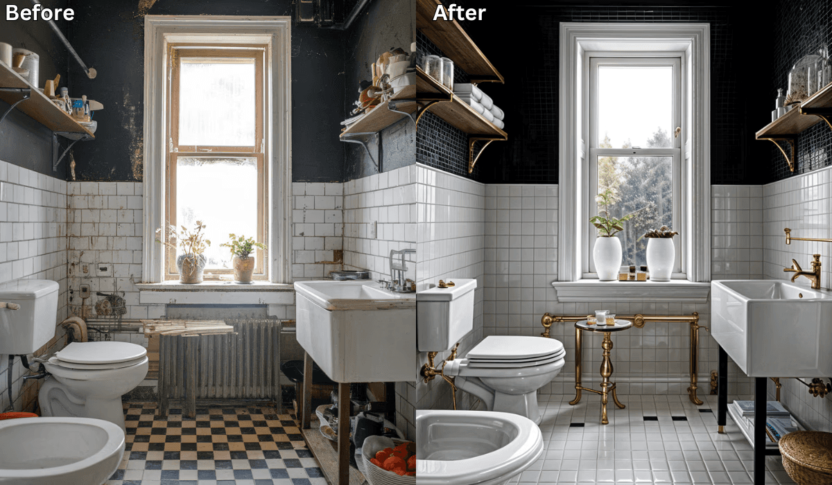 How to Upload a Picture of Your Bathroom and See Different Tile Designs
