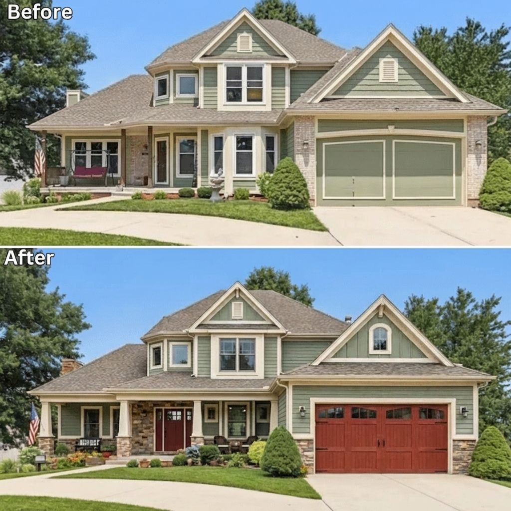 AI Paint Magic: Before & After with New Exterior Colors - Renovate AI ...