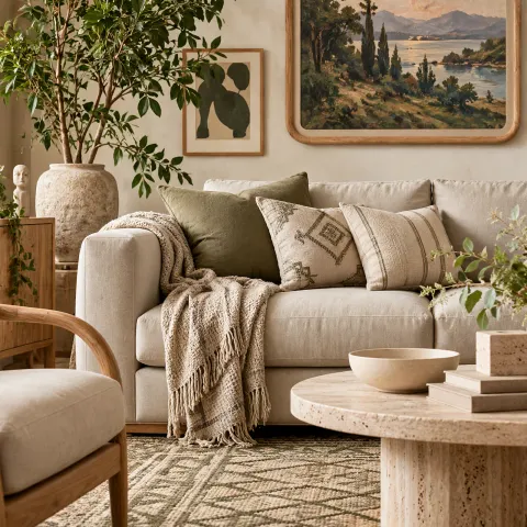 Organic Modern style in the Renovate AI Style Library
