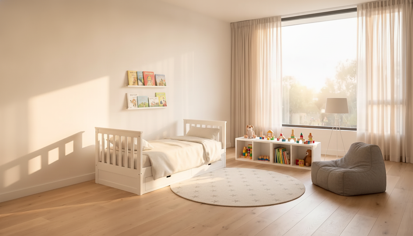 AI room design render — small rooms