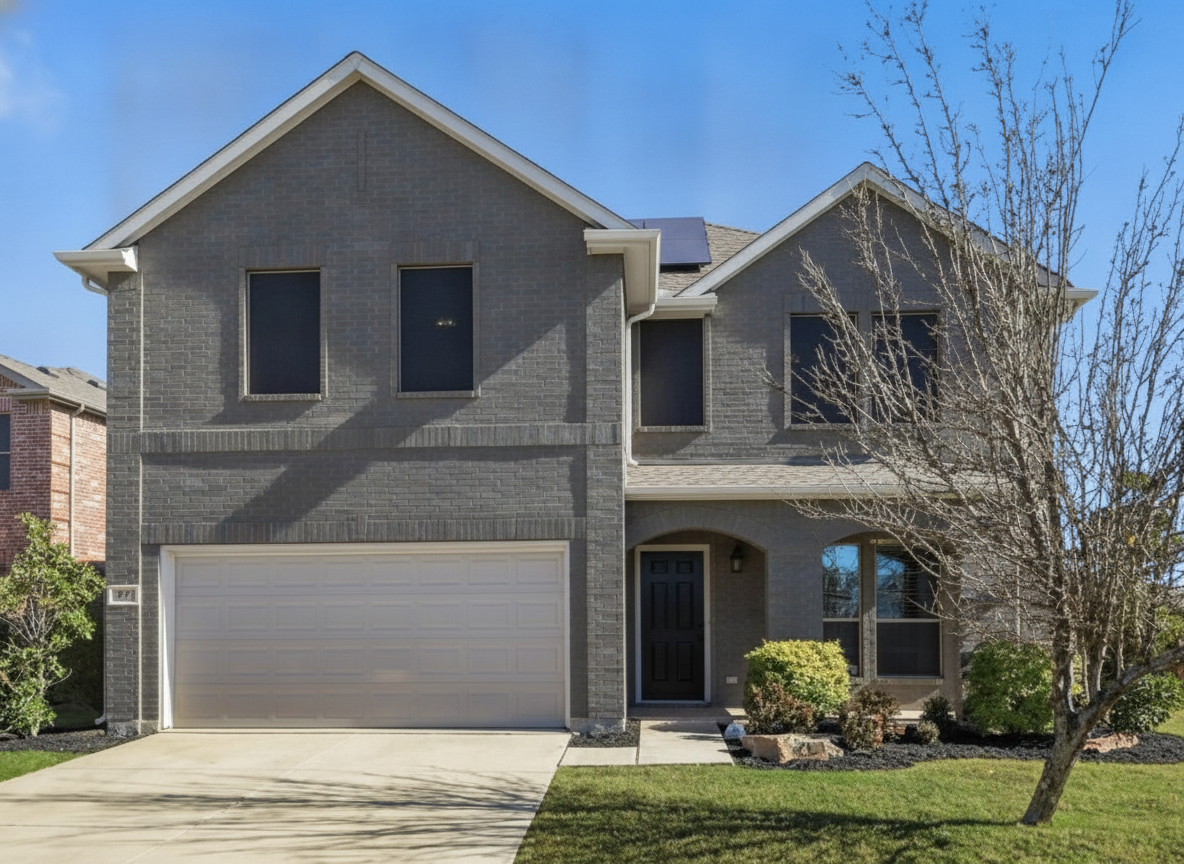 Exterior paint visualizer render — before the quote or the hoa