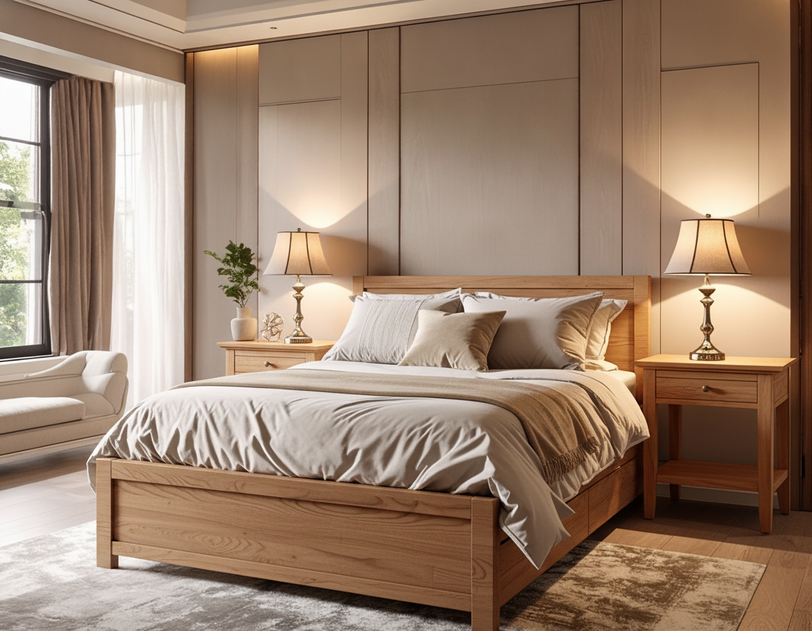 AI bedroom remodel render
